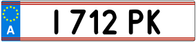 Truck License Plate